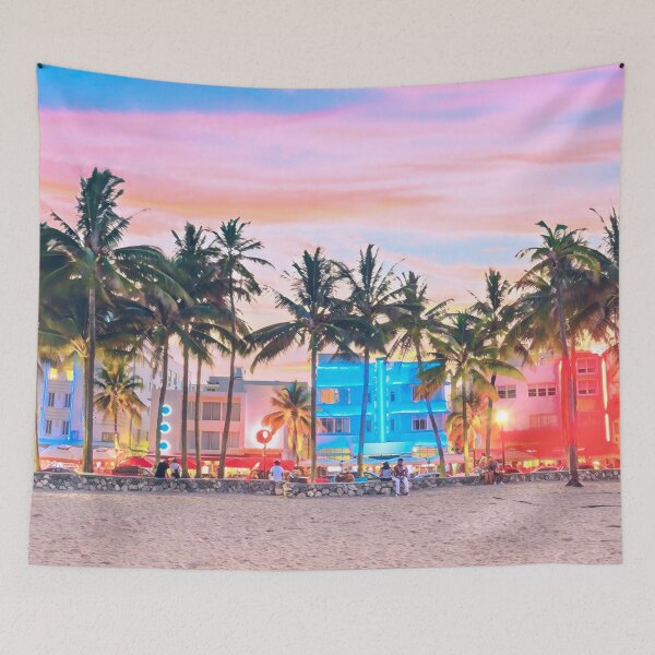 Item preview, Ocean Drive, Miami Beach designed and sold by Sofia-Draws.