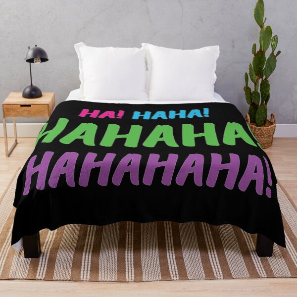 Item preview, Ha! Haha! Hahaha! Hahahaha! | World Laughter Day 2021 | Quotes | Black | Pink Blue Green Purple designed and sold by Wintre2.