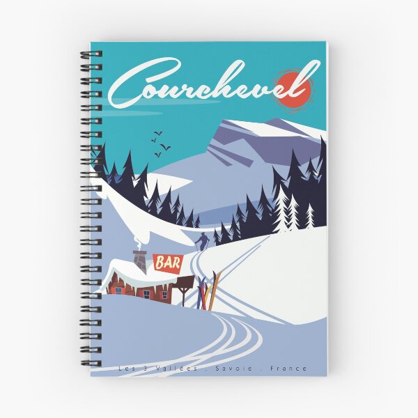 Item preview, Courchevel ski poster designed and sold by Gary Godel.