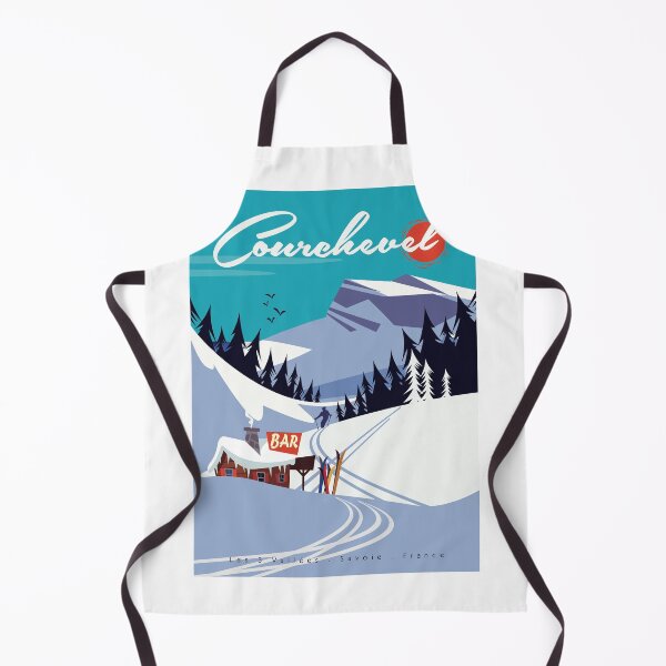 Item preview, Courchevel ski poster designed and sold by GAGodel.