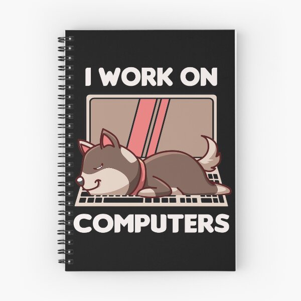 Item preview, Dog I Work on Computers designed and sold by TheAplus.