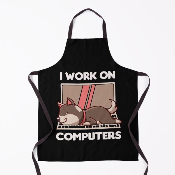 Item preview, Dog I Work on Computers designed and sold by TheAplus.