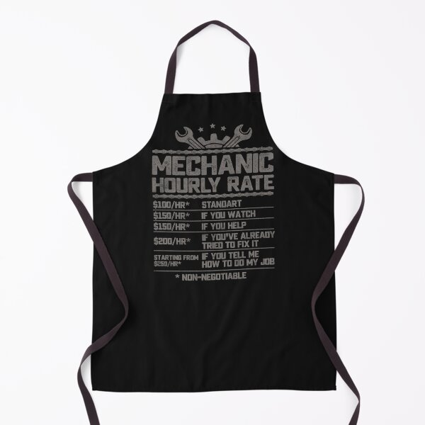 Item preview, Funny Mechanic Hourly Rate Sarcastic Labor Rates designed and sold by alenaz.