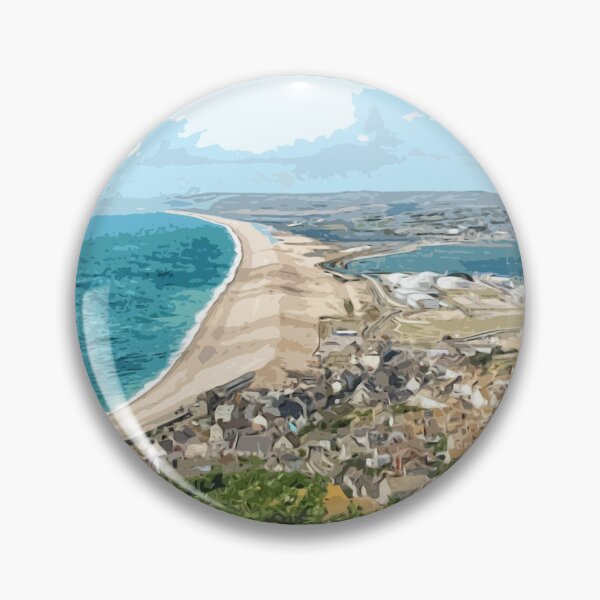 Item preview, Chesil Beach Dorset England. Portland Travel poster designed and sold by BarbaraGlebska.