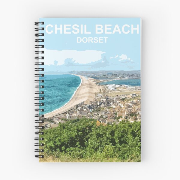 Item preview, Chesil Beach Dorset England. Portland Travel poster designed and sold by BarbaraGlebska.