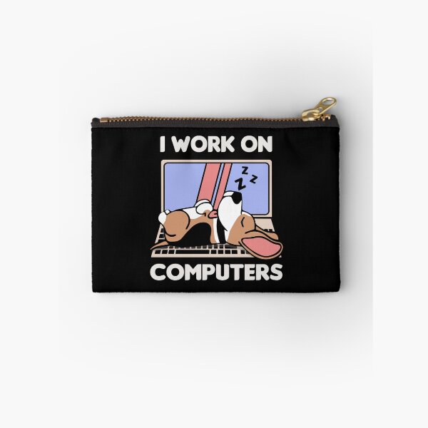 Item preview, Beagle I Work on Computers designed and sold by TheAplus.
