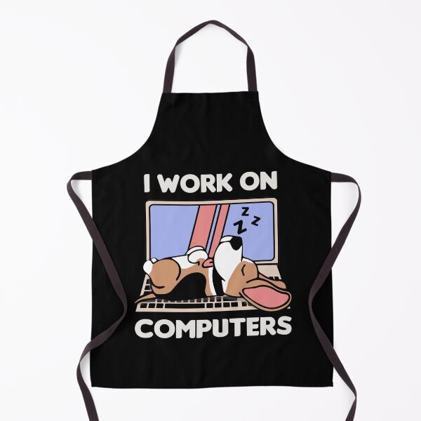Item preview, Beagle I Work on Computers designed and sold by TheAplus.