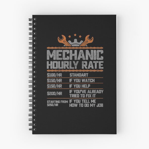 Item preview, Mechanic Hourly Rate List Labor Rates Funny Diesel Mechanics Gifts  designed and sold by alenaz.