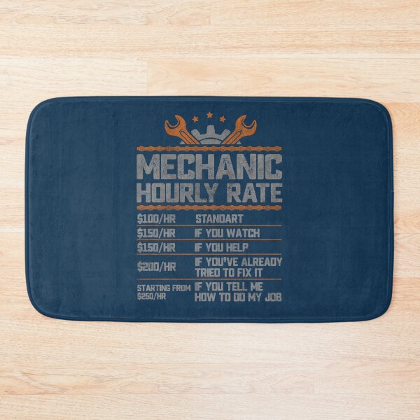 Item preview, Mechanic Hourly Rate List Labor Rates Funny Diesel Mechanics Gifts  designed and sold by alenaz.