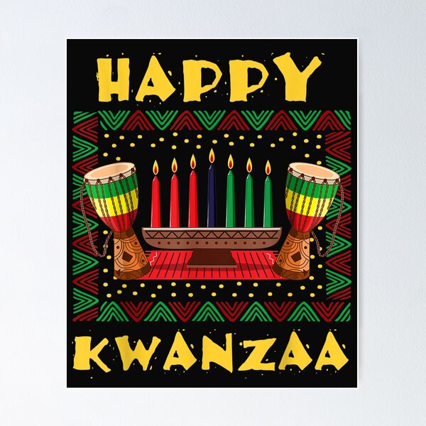 Item preview, Happy Kwanzaa Kinara Candles African American Holiday T-Shirt  designed and sold by Anthony-Wilson.