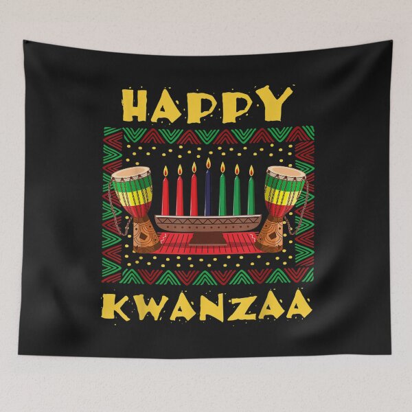 Item preview, Happy Kwanzaa Kinara Candles African American Holiday T-Shirt  designed and sold by Anthony-Wilson.