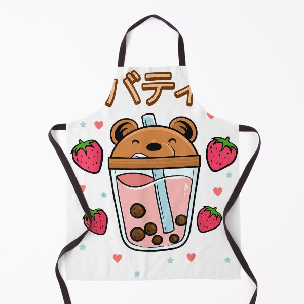 Item preview, Kawaii Boba Cute Bear Anime Drink Milk Tea Kawaii Aesthetic Bear designed and sold by ruangaoabcd97.