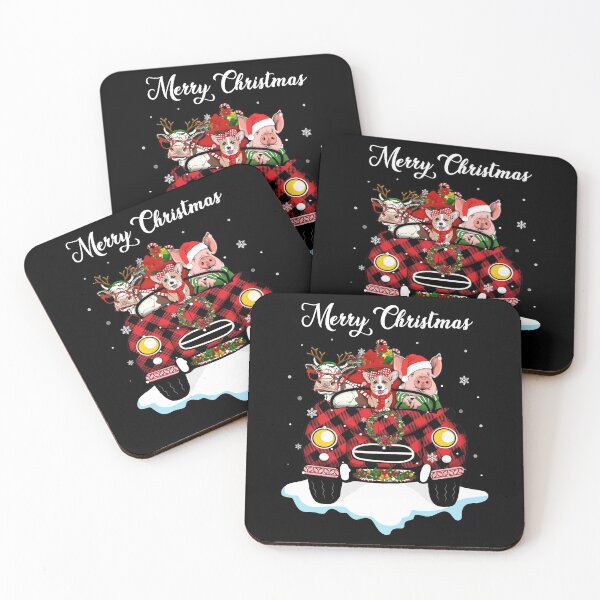 Item preview, Funny Farm Animals Christmas Xmas Hippie Farm Car Farming Farmer designed and sold by tuanitus.