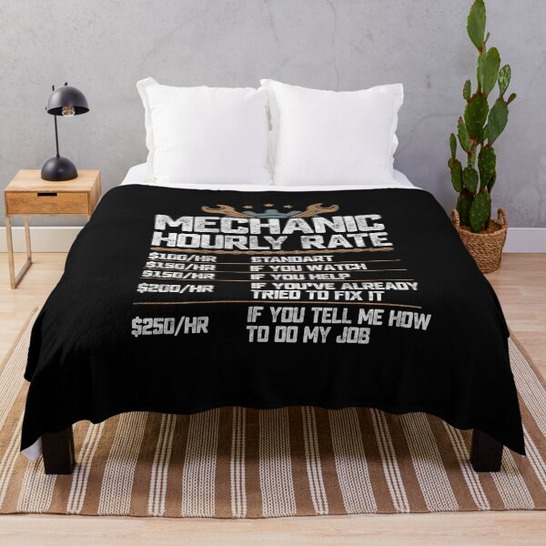Item preview, Auto Mechanic Hourly Rate Funny Labor Rates List  designed and sold by alenaz.