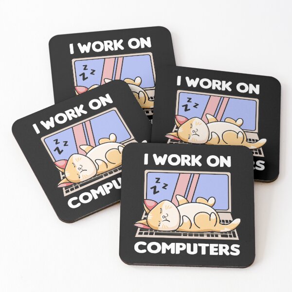 Item preview, Cat I Work on Computers designed and sold by TheAplus.