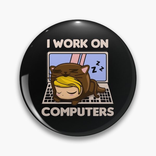 Item preview, Kid Cat I Work on Computers designed and sold by TheAplus.