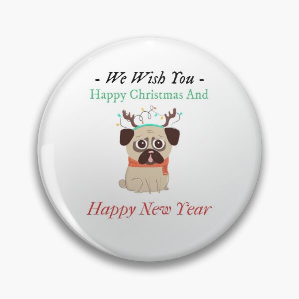 Item preview, We Wish You Happy Christmas And Happy New Year - Twelfth Cute Christmas Pet | Merry Christmas designed and sold by Polariszero.