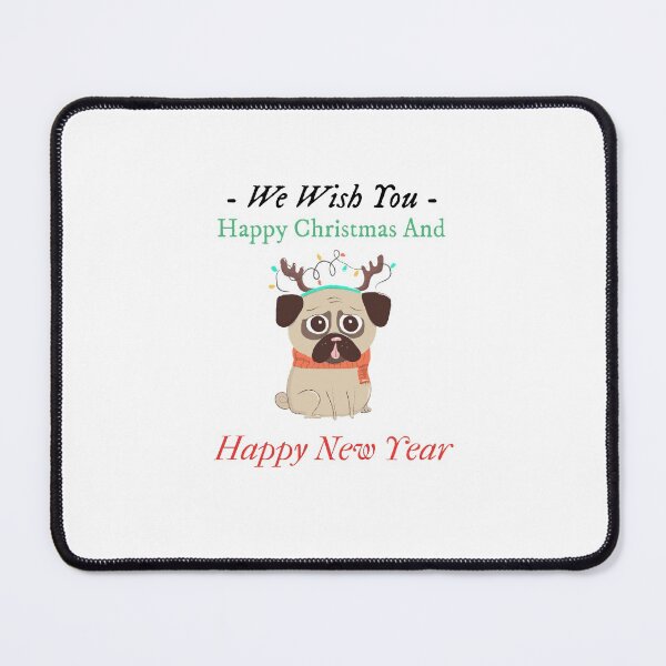 Item preview, We Wish You Happy Christmas And Happy New Year - Twelfth Cute Christmas Pet | Merry Christmas designed and sold by Polariszero.