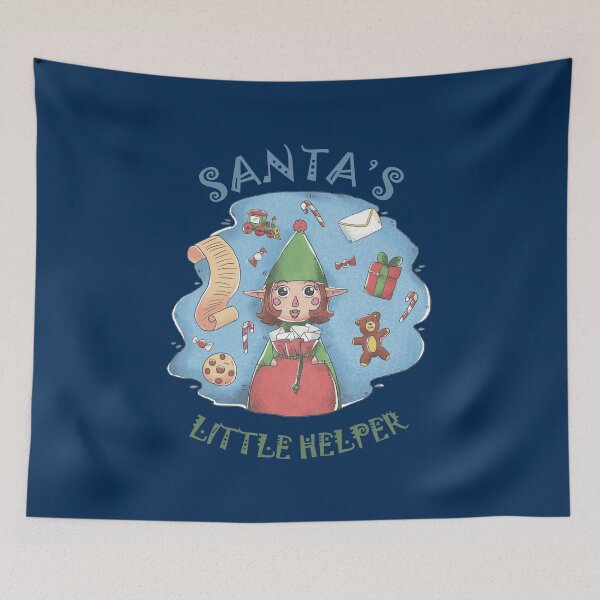 Item preview, Santas Little Helper - Happy Christmas and a happy new year! - Available in stickers, clothing, etc designed and sold by crazycollective.