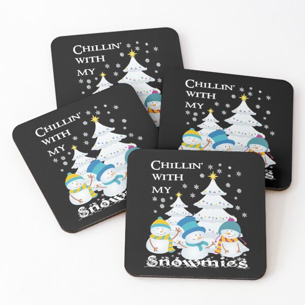 Item preview, Chillin With My Snowmies  designed and sold by pixelspantry.