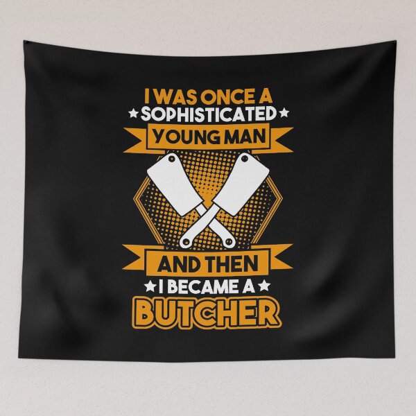Item preview, Butcher Meat Cutter Butchery designed and sold by Krautshirts.