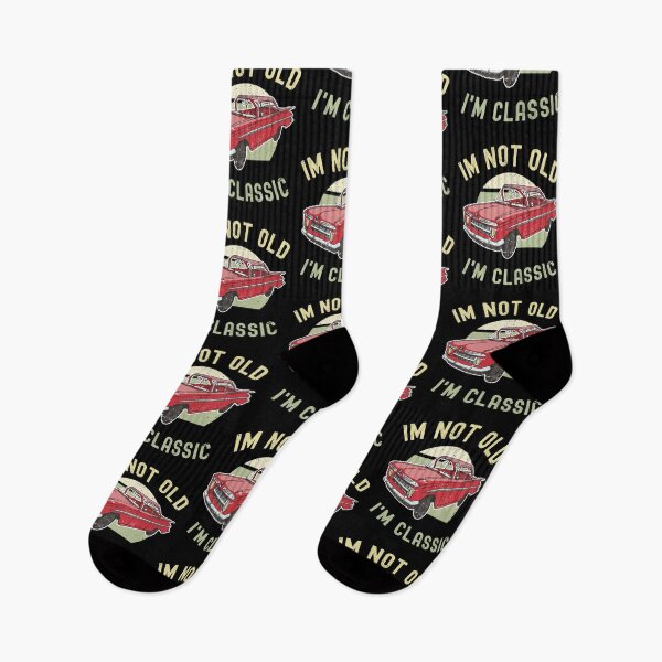 Item preview, I'm Not Old I'm A Classic Funny Graphic Vintage Car Lover designed and sold by Mfk Clothes.