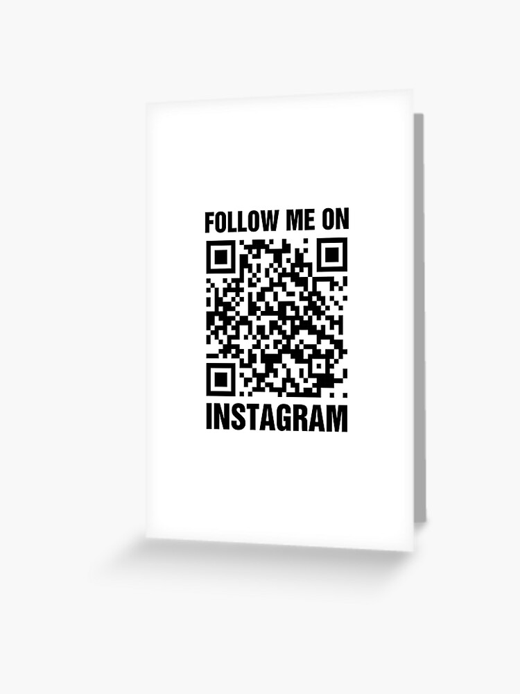 Rick Roll funny prank Video link readable QR Code pattern | Greeting Card