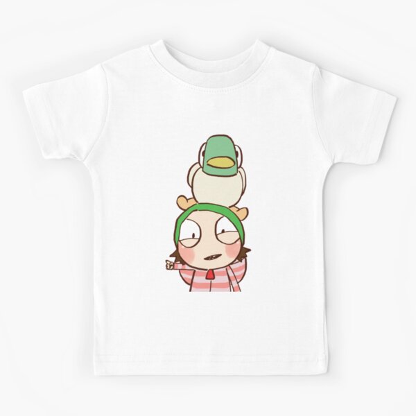 Item preview, I draw happy sarah and duck on her head / sarah and duck  designed and sold by RansRoom.