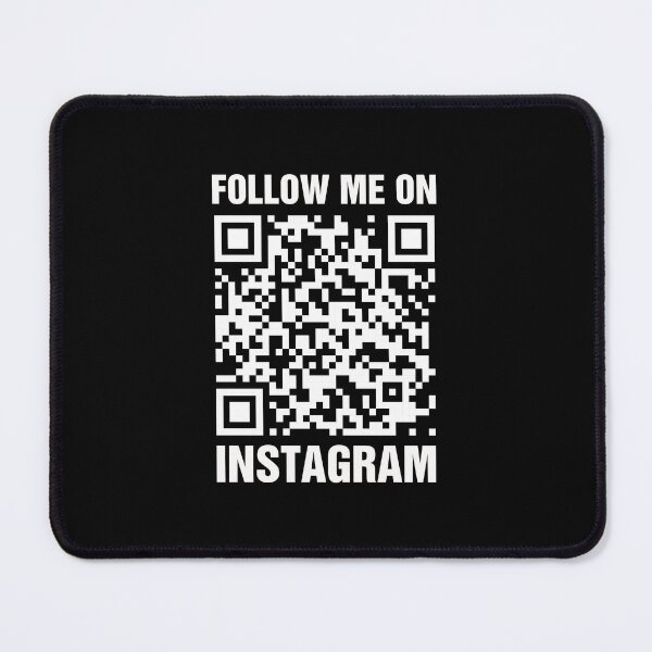 Item preview, Rick Roll QR Code Prank Follow Me On Instagram designed and sold by allysmar.