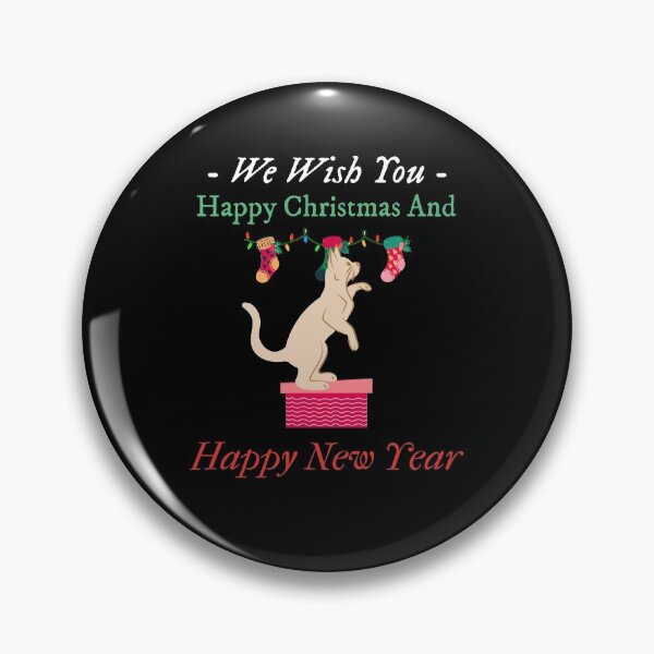 Item preview, We Wish You Happy Christmas And Happy New Year - Fifteenth Cute Christmas Pet | Merry Christmas designed and sold by Polariszero.