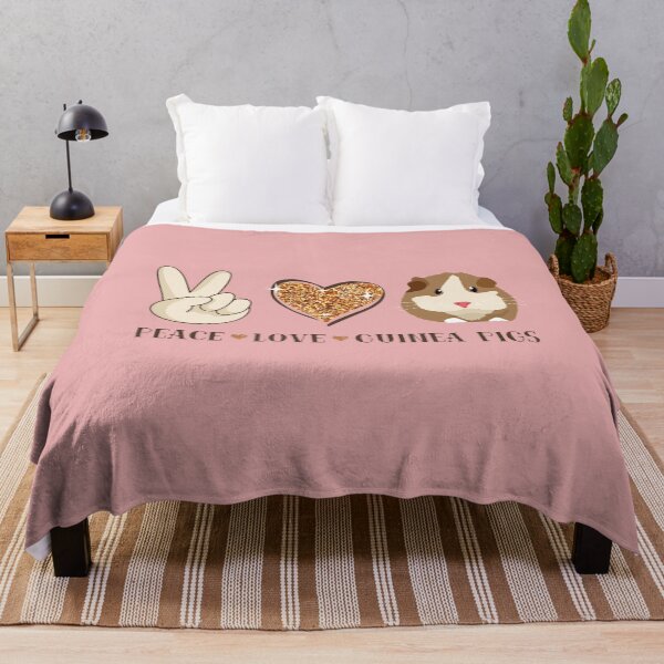Item preview, Peace Love Guinea Pigs Lover Peace Sign Hand and Cute Heart Design designed and sold by alenaz.