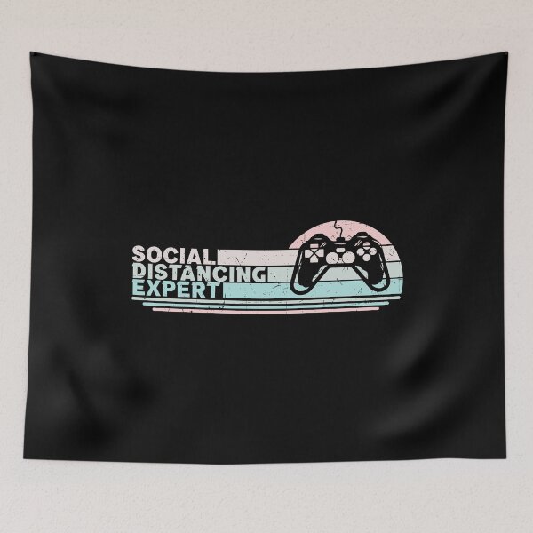 Item preview, Social Distancing Expert Video Gamer designed and sold by ExcitedMood.