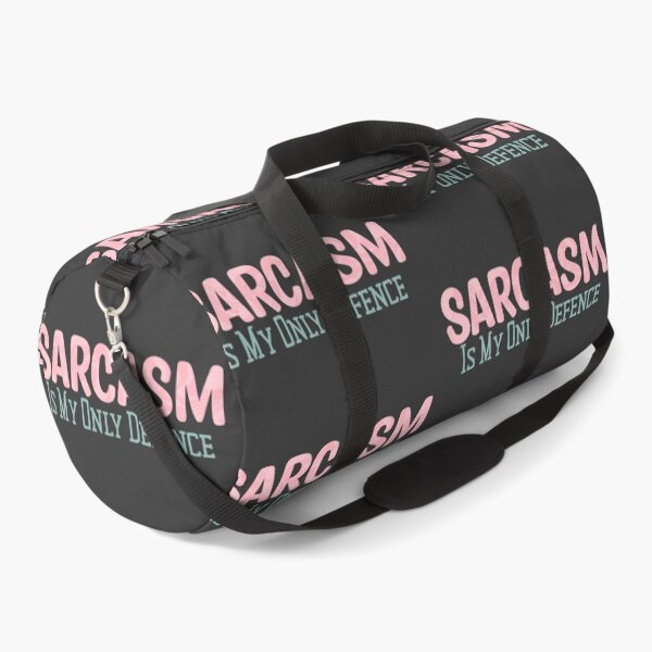 Item preview, Sarcasm Is My Only Defence - cute colorful text designed and sold by TheMajesticGoat.