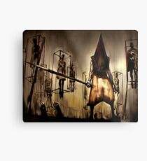 Pyramid Head Metal Print
