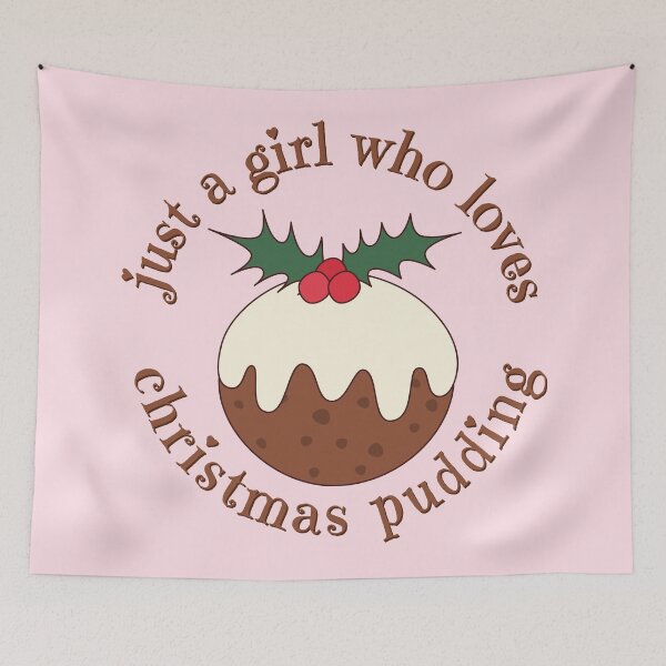 Item preview, Just A Girl Who Loves Christmas Pudding Brown designed and sold by cashewdays.