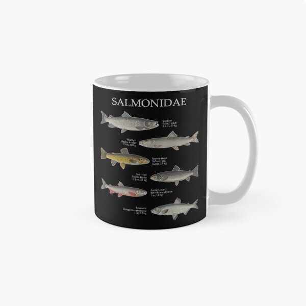 Item preview, Salmonids Salmonidaee Trout Salmon Maraena Fly Fishing designed and sold by TheAplus.