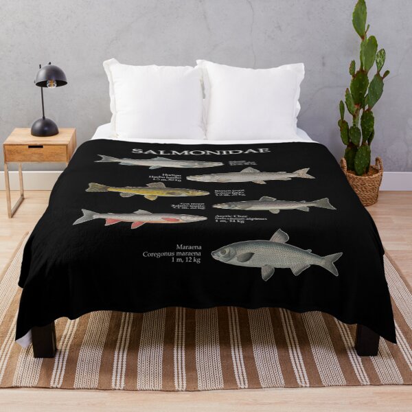 Item preview, Salmonids Salmonidaee Trout Salmon Maraena Fly Fishing designed and sold by TheAplus.