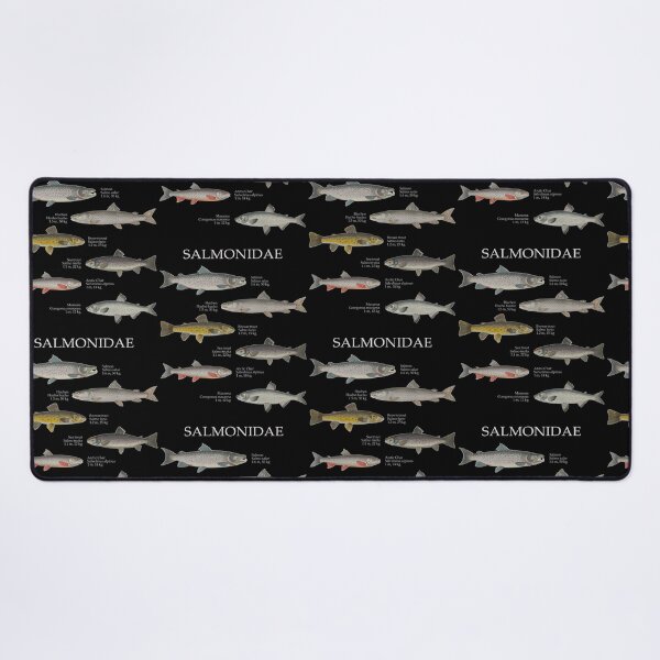 Item preview, Salmonids Salmonidaee Trout Salmon Maraena Fly Fishing designed and sold by TheAplus.