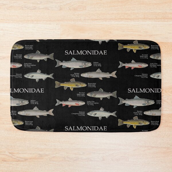 Item preview, Salmonids Salmonidaee Trout Salmon Maraena Fly Fishing designed and sold by TheAplus.