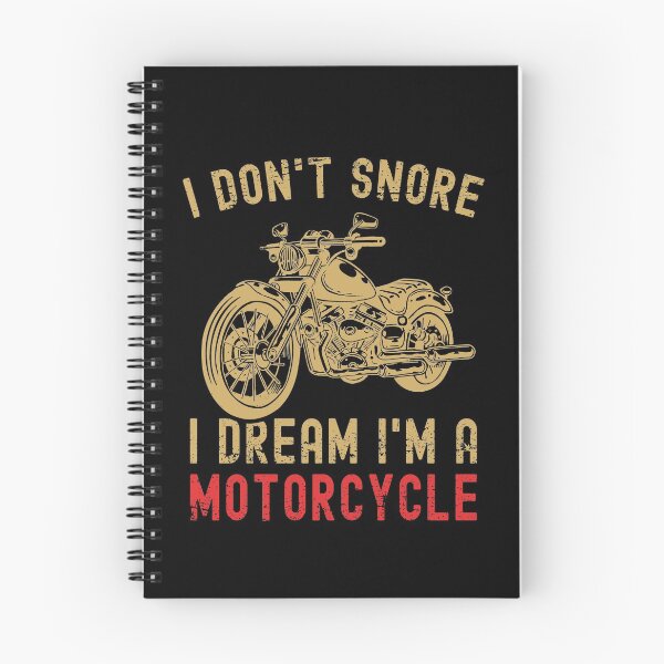 Item preview, I Don't Snore I Dream I'm A Motorcycle Funny Snoring Biker designed and sold by Mfk Clothes.