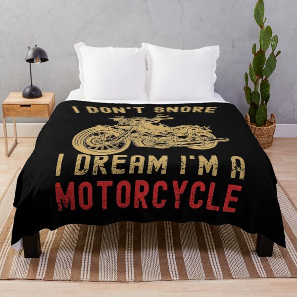 Item preview, I Don't Snore I Dream I'm A Motorcycle Funny Snoring Biker designed and sold by Mfk Clothes.