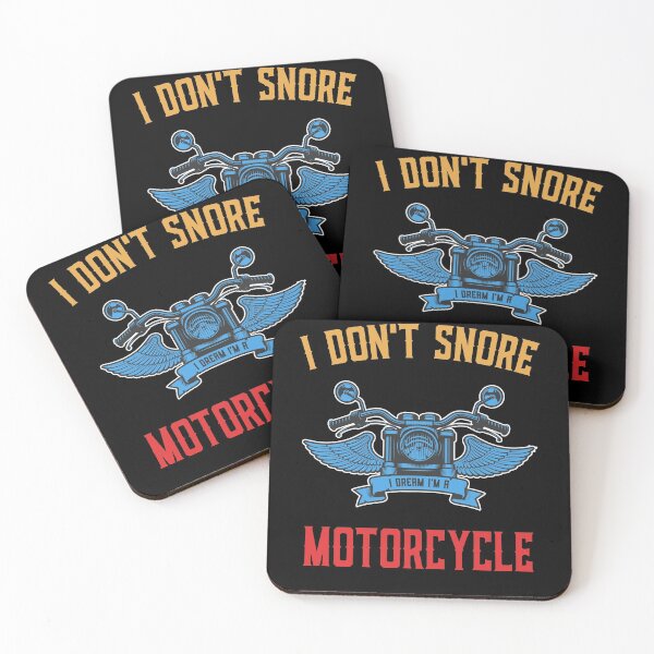 Item preview, I Don't Snore I Dream I'm A Motorcycle Funny Snoring Biker designed and sold by Mfk Clothes.