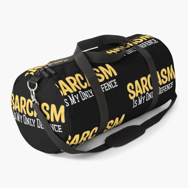Item preview, Sarcasm Is My Only Defence - colorful text designed and sold by TheMajesticGoat.