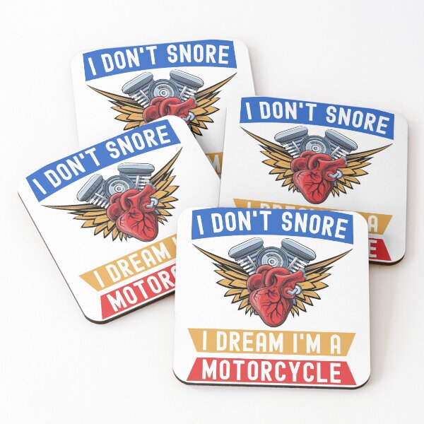Item preview, I Don't Snore I Dream I'm A Motorcycle Funny Snoring Biker designed and sold by Mfk Clothes.