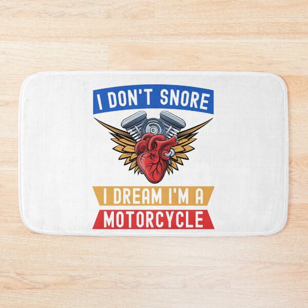 Item preview, I Don't Snore I Dream I'm A Motorcycle Funny Snoring Biker designed and sold by Mfk Clothes.