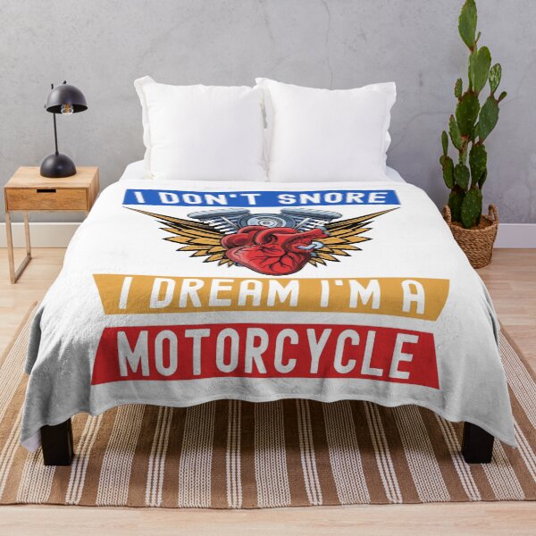 Item preview, I Don't Snore I Dream I'm A Motorcycle Funny Snoring Biker designed and sold by Mfk Clothes.