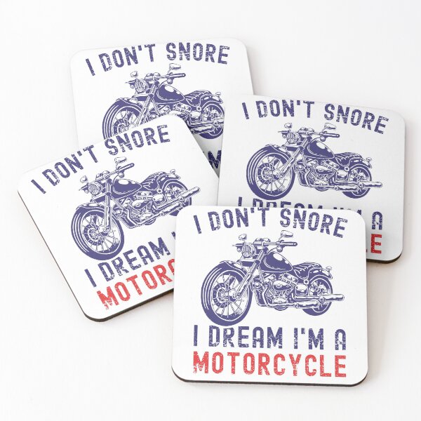 Item preview, I Don't Snore I Dream I'm A Motorcycle Funny Snoring Biker designed and sold by Mfk Clothes.