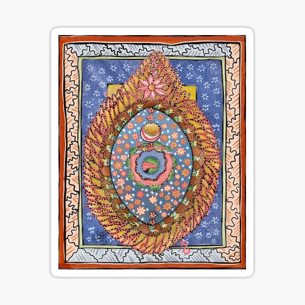 Vista previa del artículo con la obra «Cosmología de Hildegard», diseñado y vendido por SignumNoemiArt.