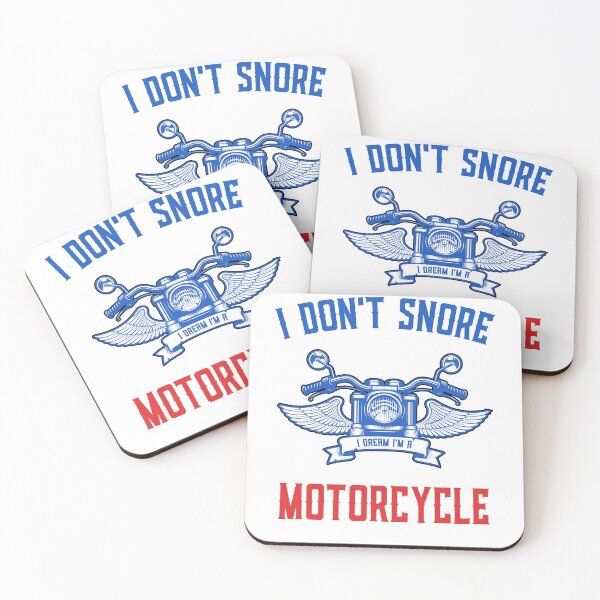 Item preview, I Don't Snore I Dream I'm A Motorcycle Funny Snoring Biker designed and sold by Mfk Clothes.