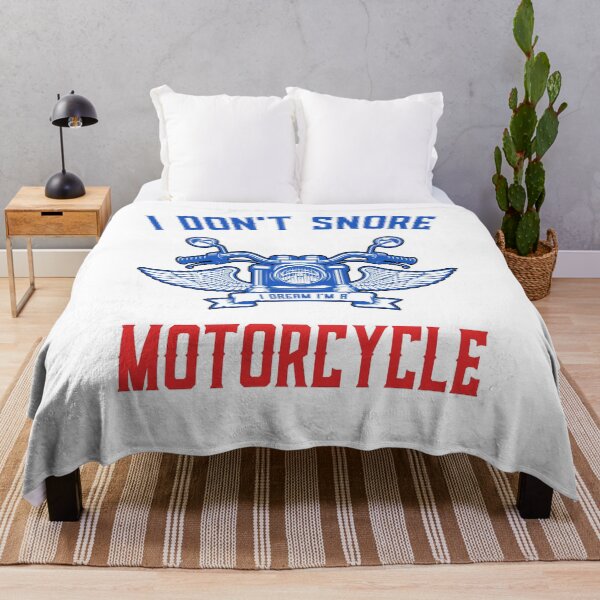 Item preview, I Don't Snore I Dream I'm A Motorcycle Funny Snoring Biker designed and sold by Mfk Clothes.